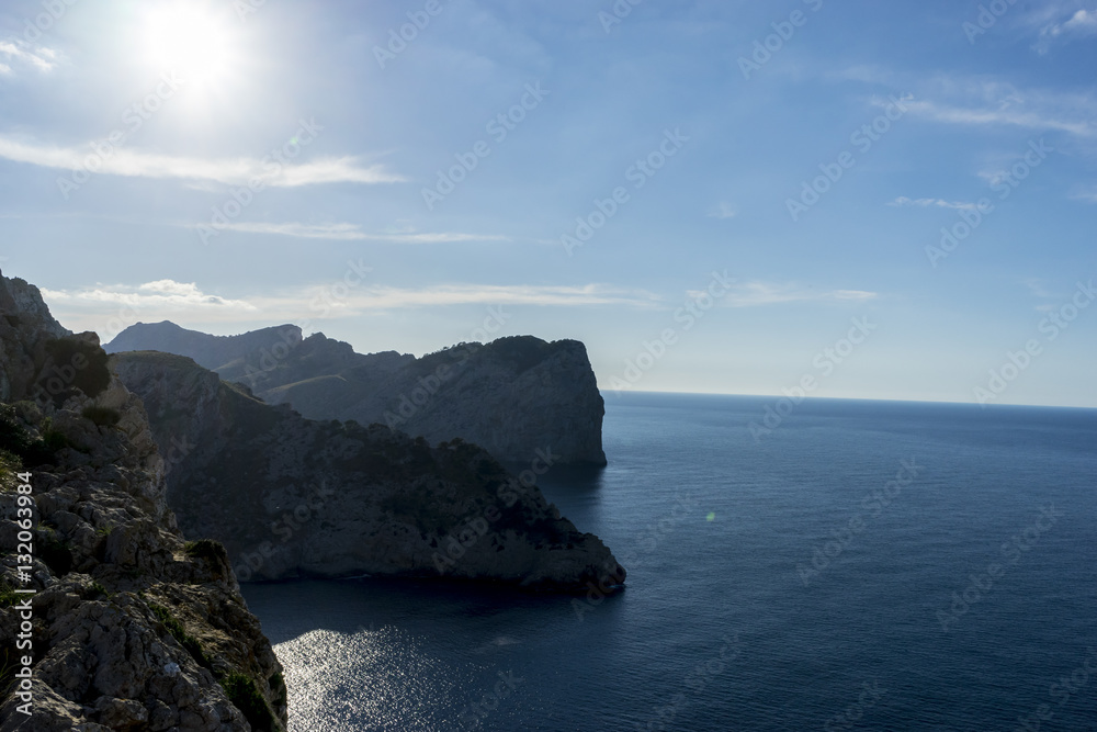Formentor by the Mediterranean sea on the island of Ibiza in Spa