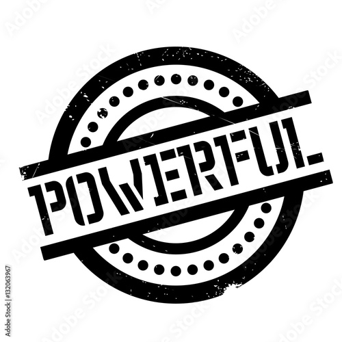 Powerful rubber stamp