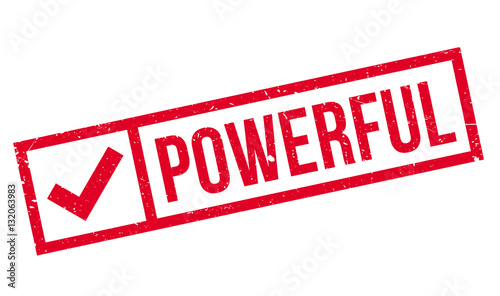 Powerful rubber stamp