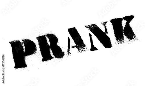 Prank rubber stamp