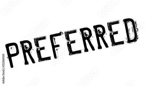 Preferred rubber stamp