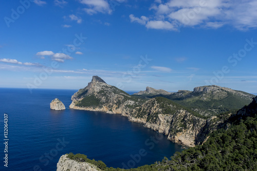 Formentor by the Mediterranean sea on the island of Ibiza in Spa