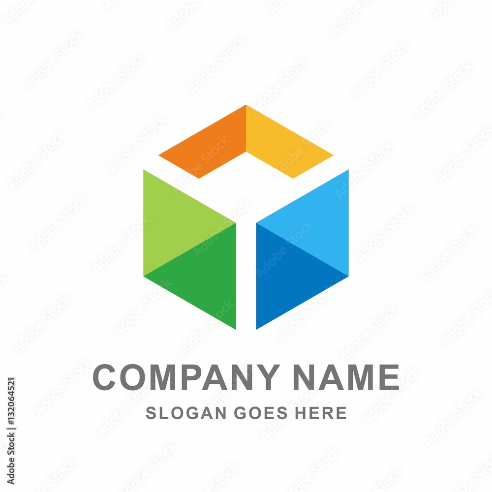 3D Geometric Hexagon Cube Space Arrow Architecture Engineering Business Company Stock Vector Logo Design Template 3D Geometric Hexagon Cube Space Arrow Architecture Engineering Business Company Stock Vector Logo Design Template