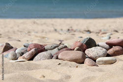 Sand, sea, stone, summer, holiday