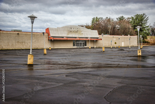 Out of Business Retail Store With Copy Space photo