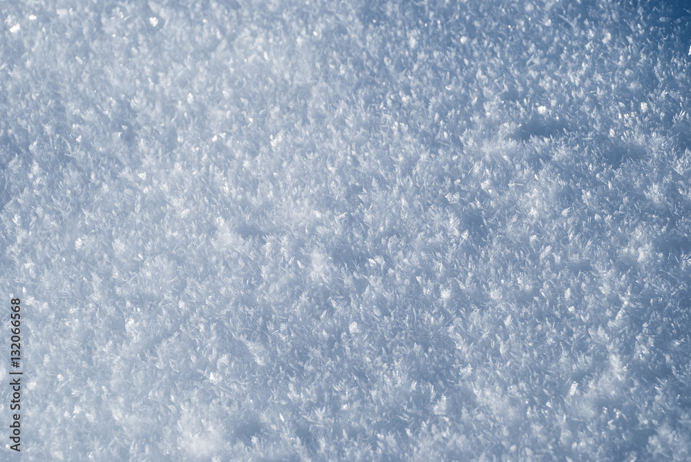 Snow crystal background