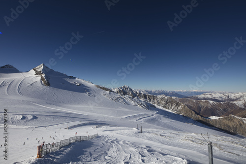 Ski Austria, glacier. Winter sports theme. © zolnierek