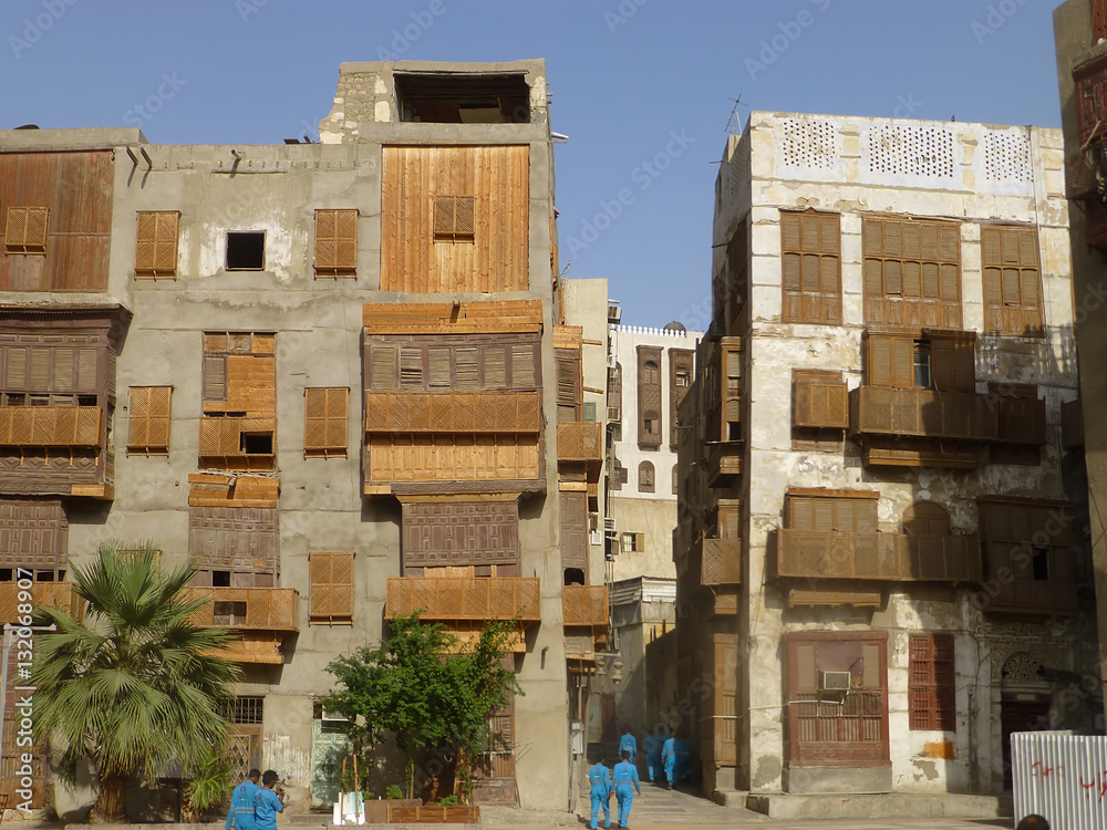 Jeddah old town traditional houses