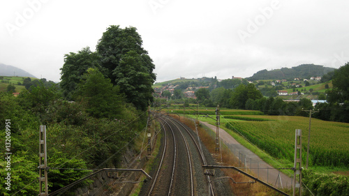 Vías de trenes. photo