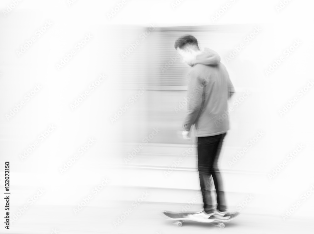 Man On Skateboard Man On Skateboard