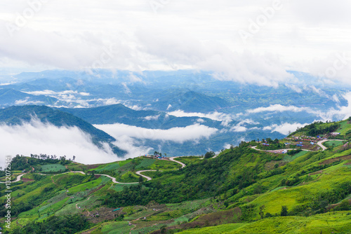 Mountain road at ( phu tubberk) in Phu Hin Rong Kla National Par