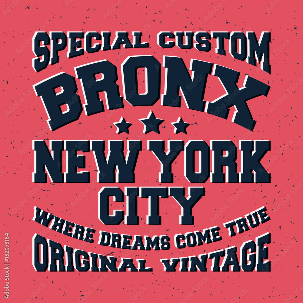 Bronx vintage stamp