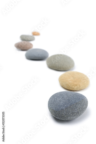 Snaking Line of Stones  Upright