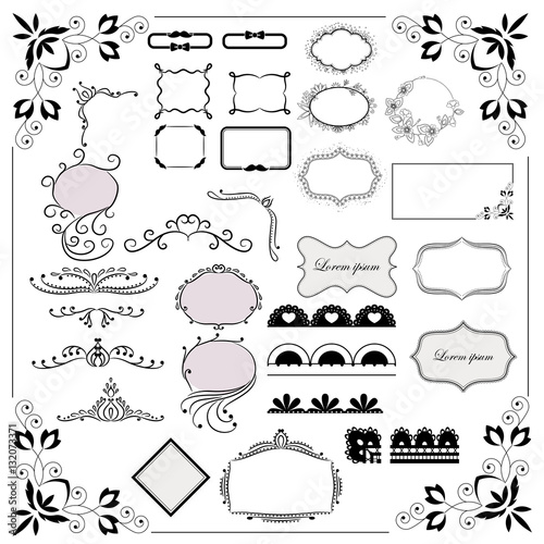 Big set of design elements