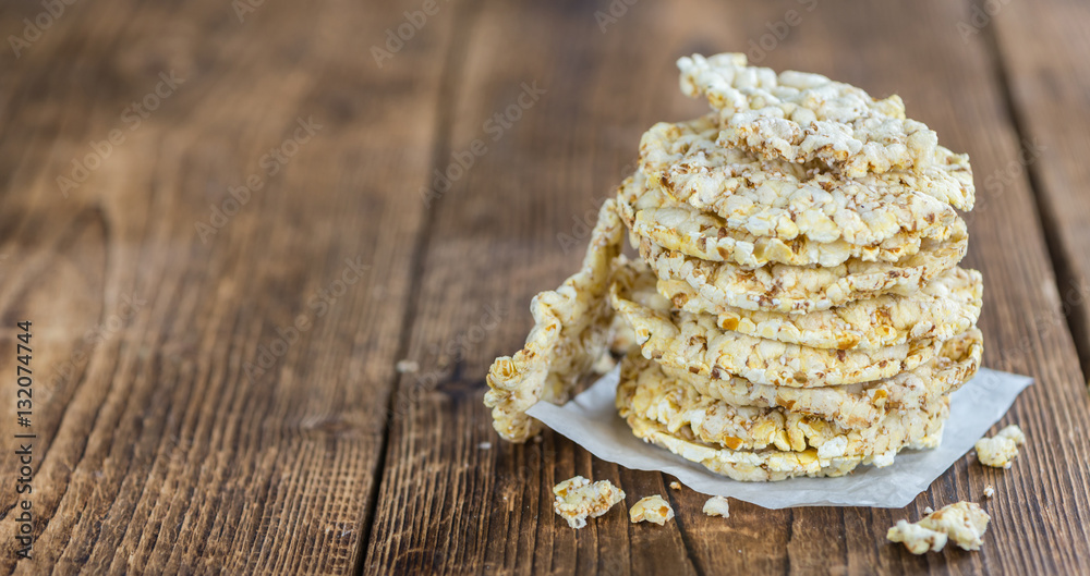 Fototapeta premium Portion of Corn Waffles