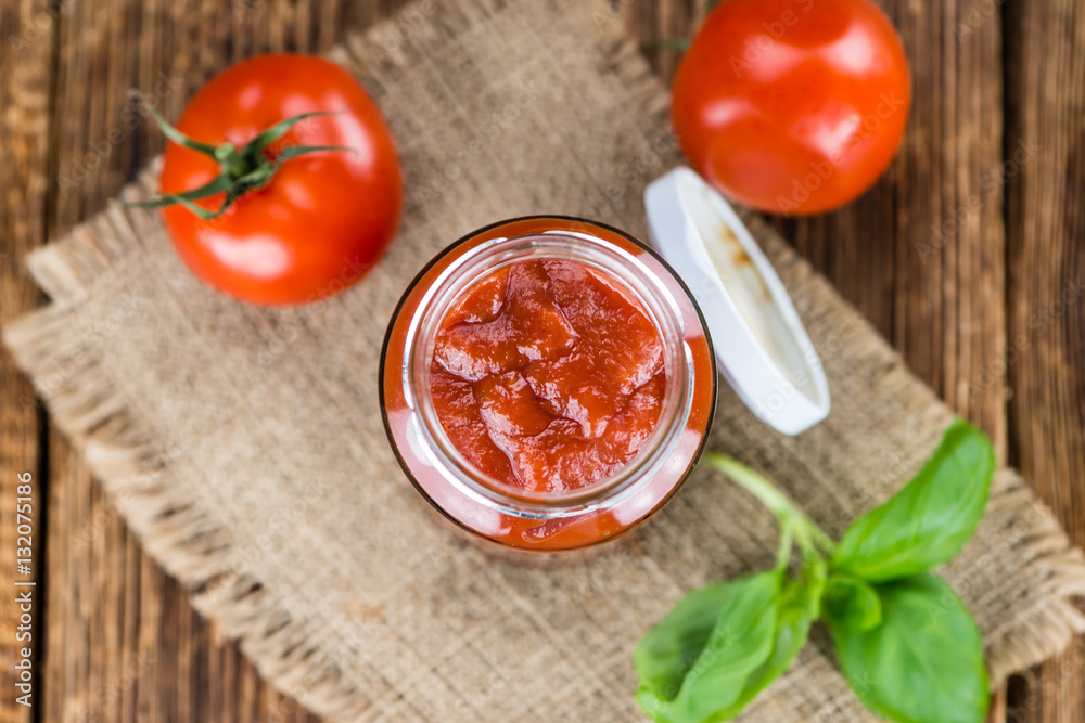 Portion of Ketchup (selective focus)
