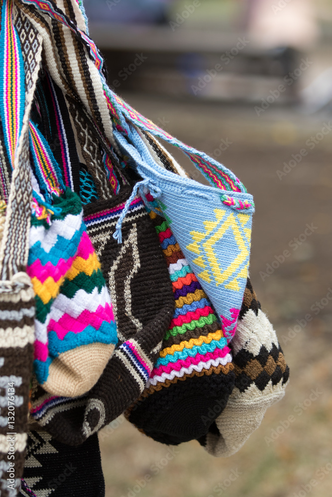 hand knittted Colombian bags in Silvia hand knittted Colombian bags in Silvia
