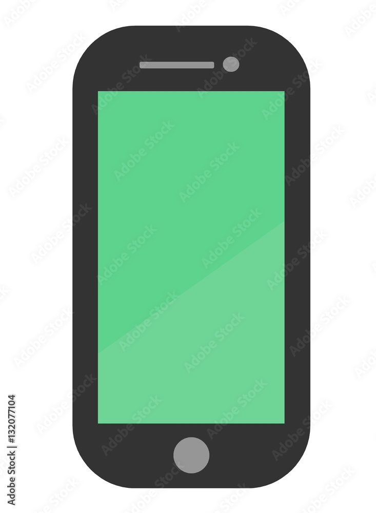 Téléphone mobile vert Téléphone mobile vert