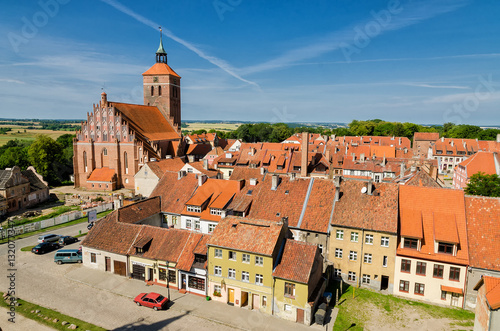 Fototapeta Naklejka Na Ścianę i Meble -  Altstadt von Reszel (Rößel) in Masuren