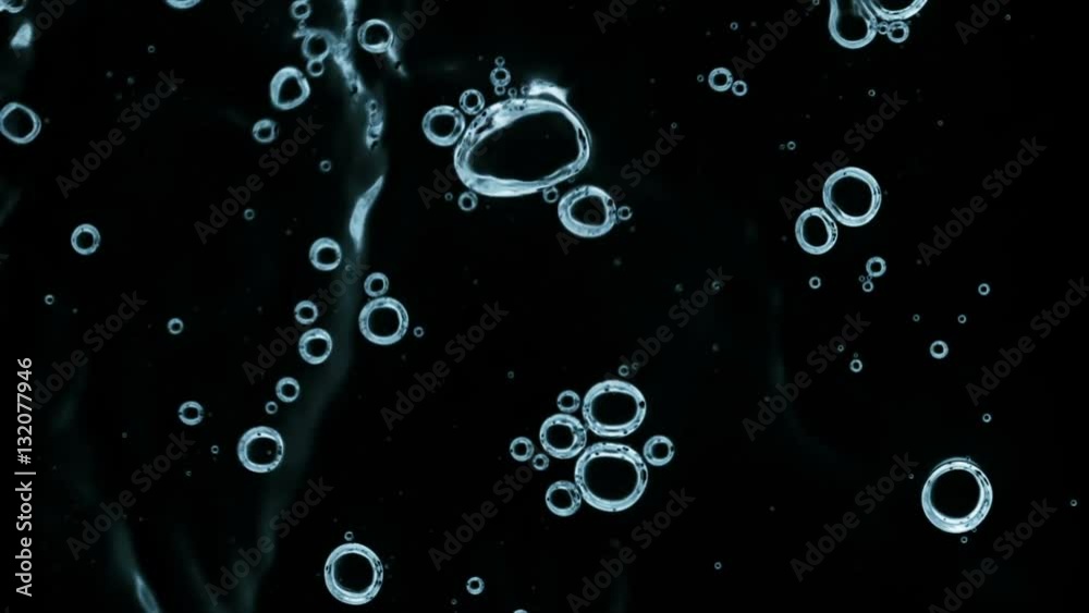Dark Water Animated On A Black Background Dark Water Animated On A Black Background