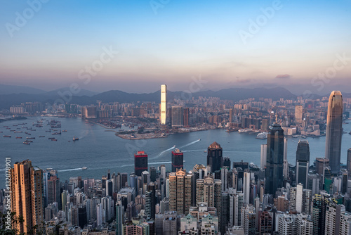 Fototapeta Naklejka Na Ścianę i Meble -  香港の夜景