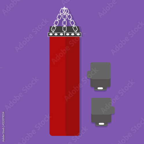 Boxing equipment icon.