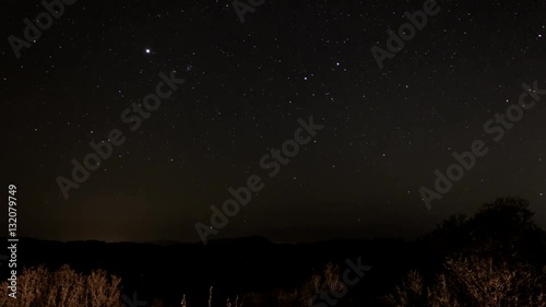 Moon setting over Lake Windermere (time-lapse 1)