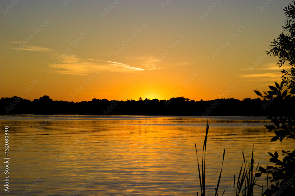 Sunset over Lake Wilcox, Richmond Hill, Ontario Sunset over Lake Wilcox, Richmond Hill, Ontario