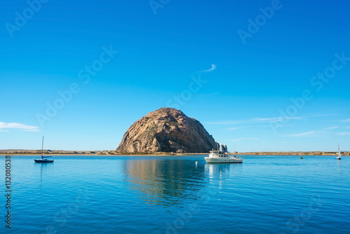 Morro Bay Harbor, Morro Bay Rock - San Luis Obispo, California C