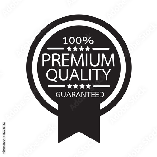 premium quality badge icon photo