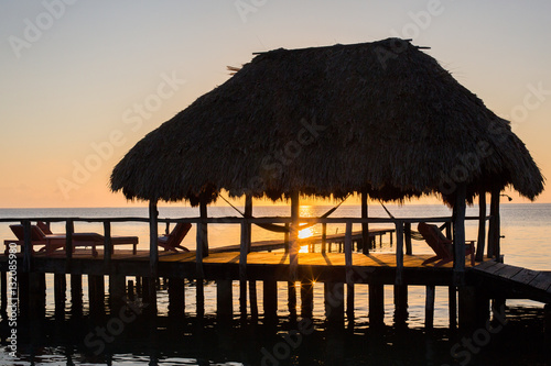 Fototapeta Naklejka Na Ścianę i Meble -  Sunset Cabana