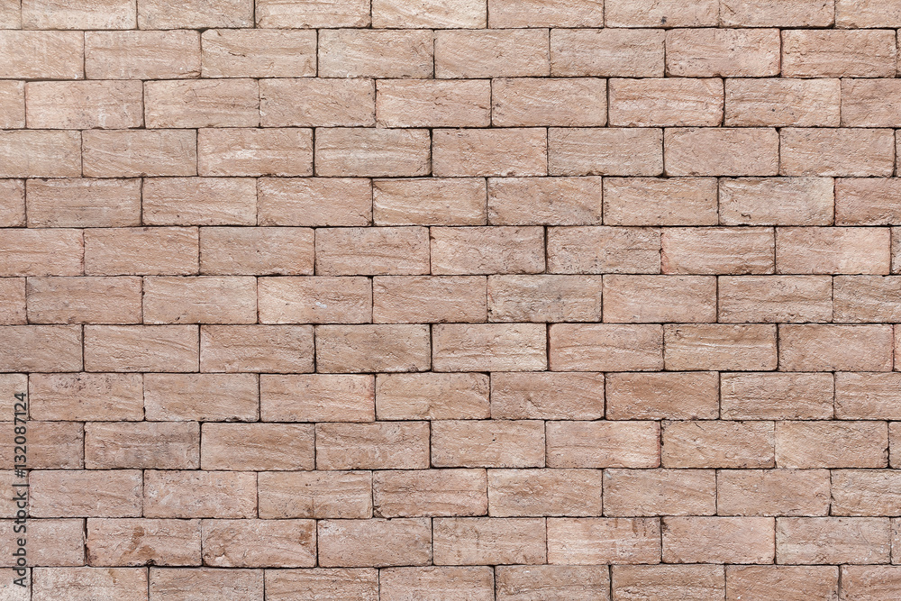 Obraz premium Brick wall texture, brick wall background for interior or exterior design with copy space for text or image.