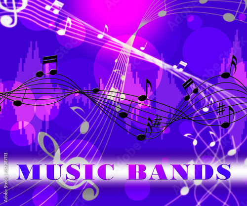 Music Bands Means Audio Musical And Melodies