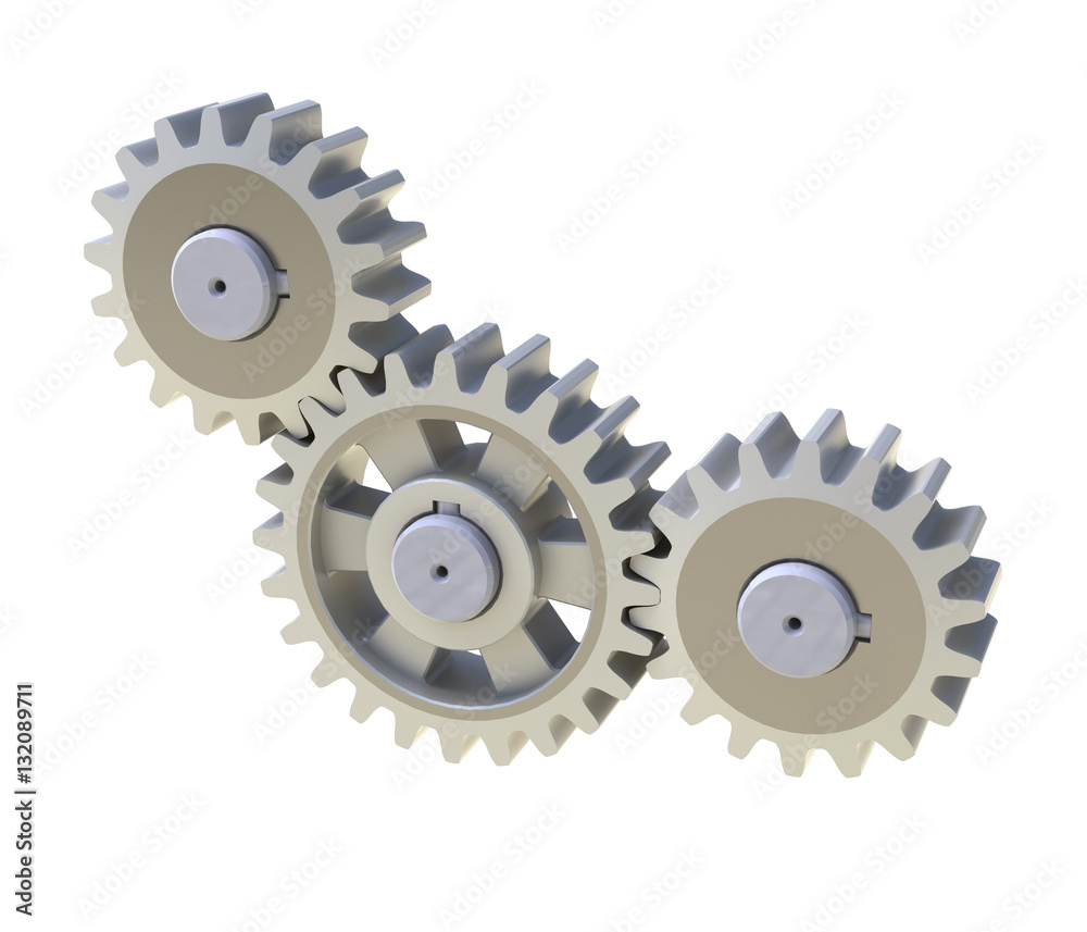 3D model of gear transmission element 3D model of gear transmission element