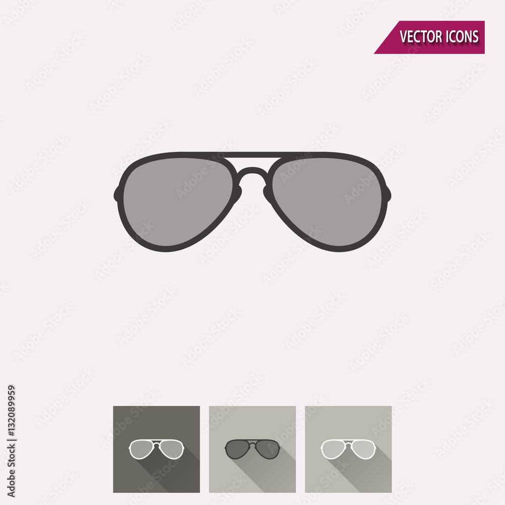 Glasses - vector icon. Glasses - vector icon.