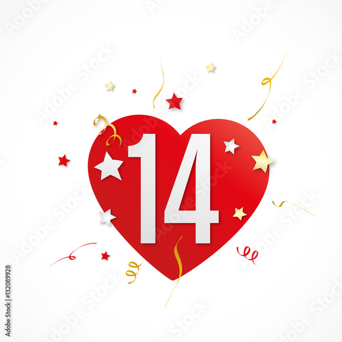 carte 14 février
