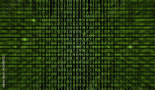 Foto digitale Zahlen, Eins, Null, Binärcode