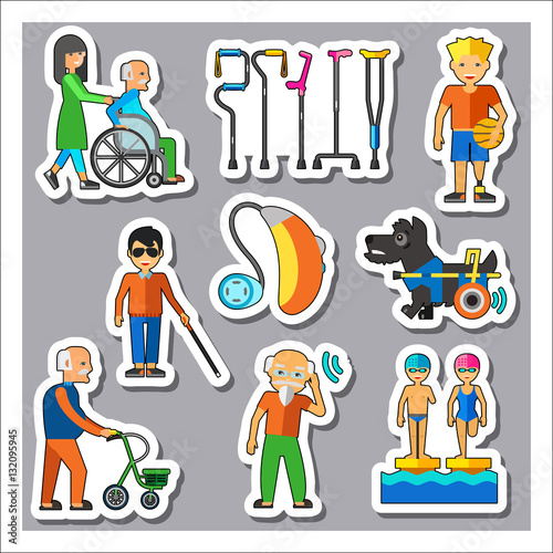 Disabled icon set