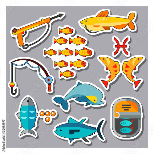 Fish Icon Set