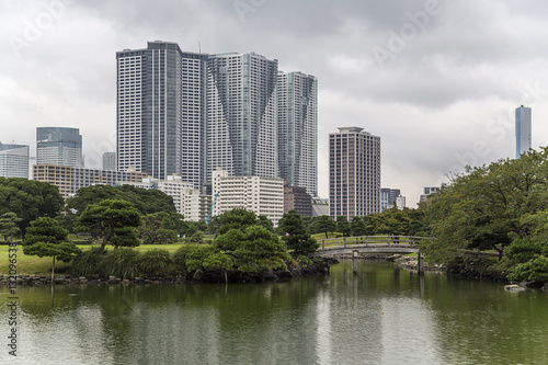 Hamarikyu Gardens in Tokyo, Japan © BGStock72