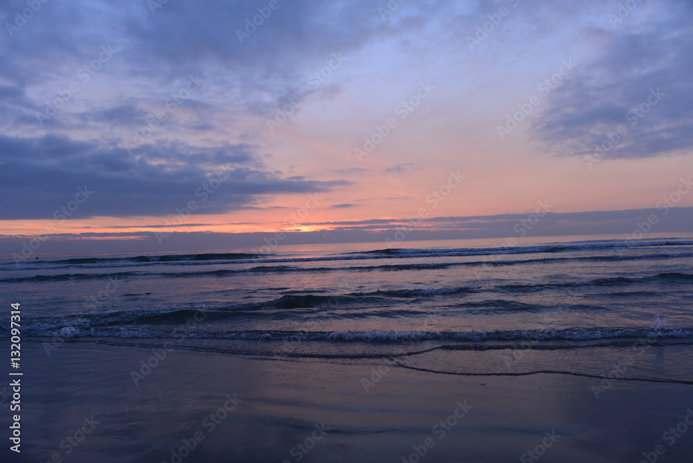 Sonnenuntergang Lido di Camaiore im Ligurischen Meer