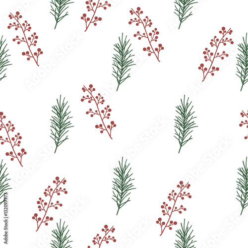 Seamless floral Pattern. Sketch.