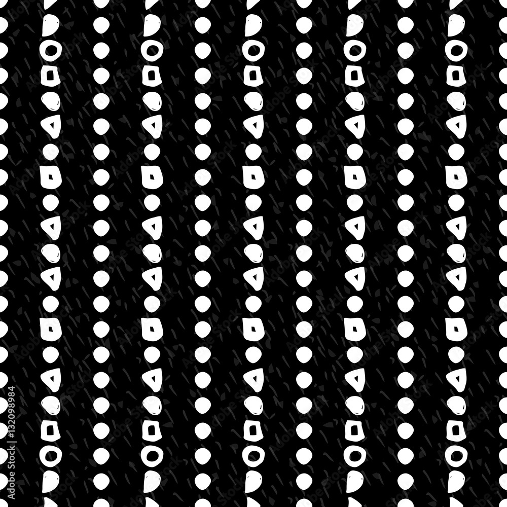 Geometric monochrome seamless pattern Geometric monochrome seamless pattern