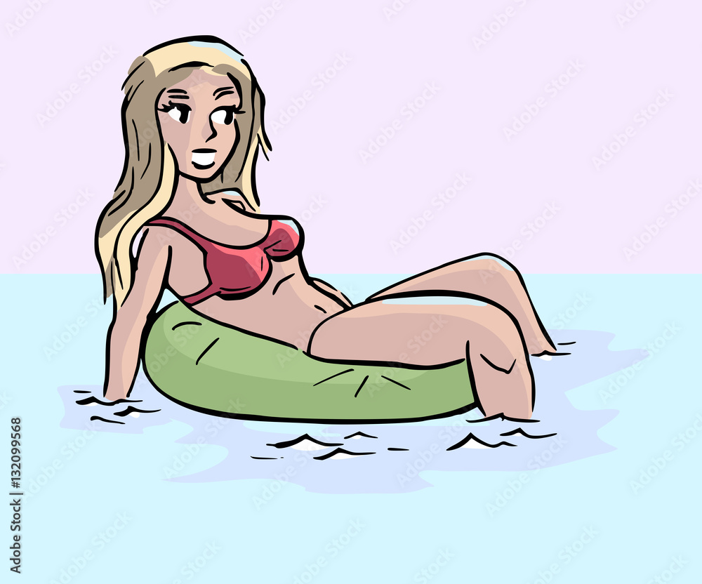 Met je voeten in het water
