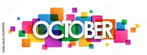 OCTOBER month icon © Web Buttons Inc
