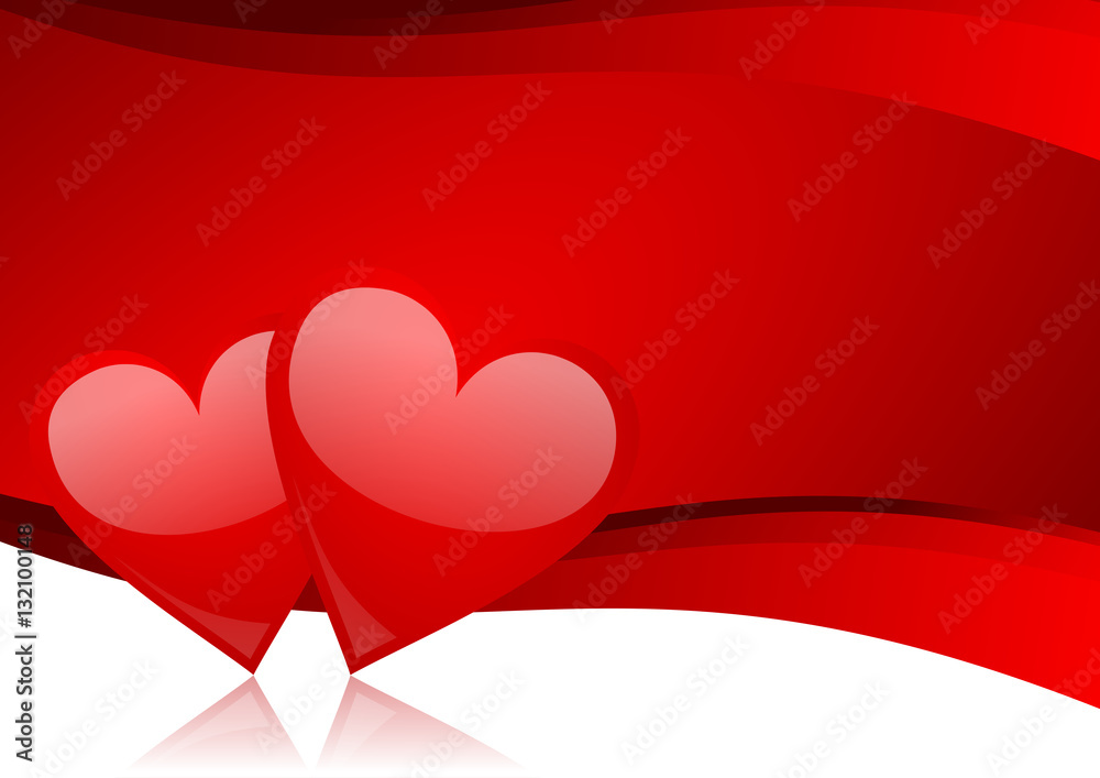 Valentines vector greeting card with red hearts - abstract background in eps 10. Valentines vector greeting card with red hearts - abstract background in eps 10.