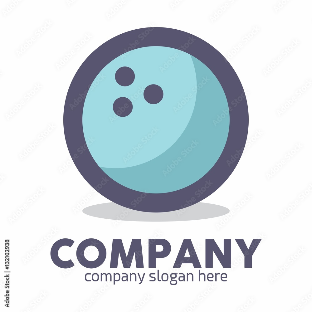 Bowling logo icon vector template Bowling logo icon vector template
