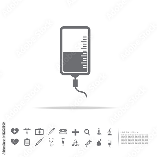 Saline symbol icon