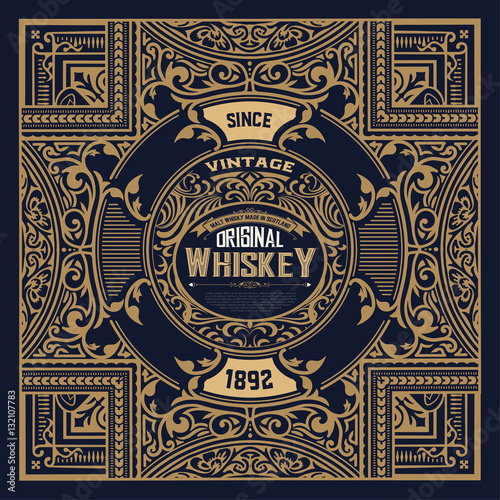 old vintage cardl design