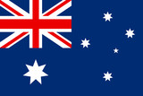 Australia flag illustration